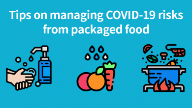 Photo of Tips on managing COVID-19 risks from packaged food